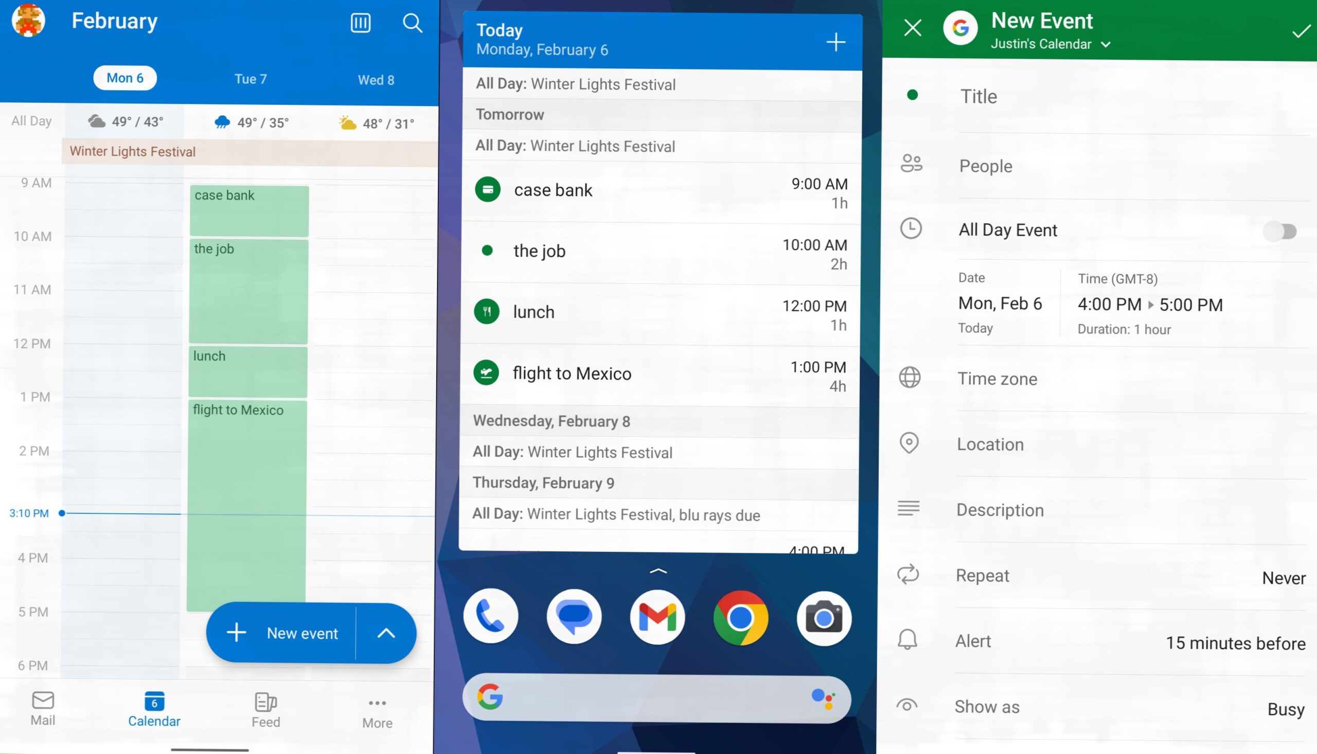 Microsoft Outlook para Android, nuestra elección de la mejor aplicación de calendario de Android para usuarios de Exchange y leales a Microsoft