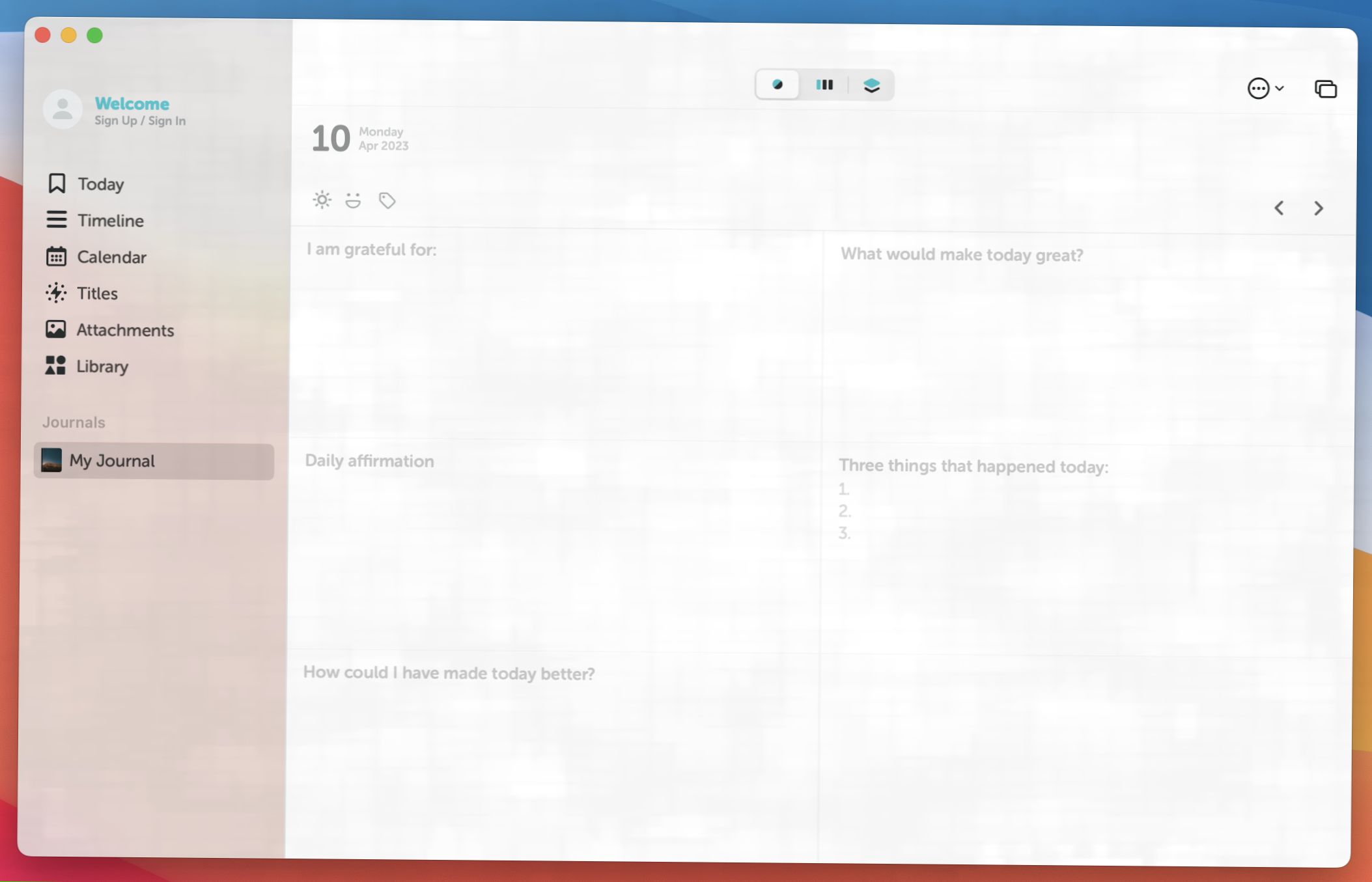 Grid Diary, nuestra elección para la mejor aplicación de diario con plantillas